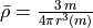 \bar{\rho}=\frac{3\,m}{4\pi r^3(m)}