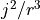j^2/r^3