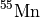 $^{55}\mathrm{Mn}$